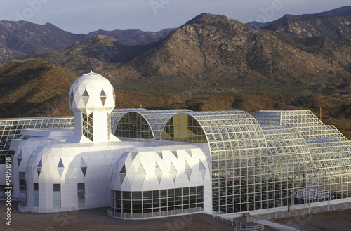Biosphere 2 living quarters and library at Oracle in Tucson, AZ photo