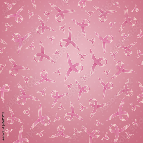 Pink ribbons awareness