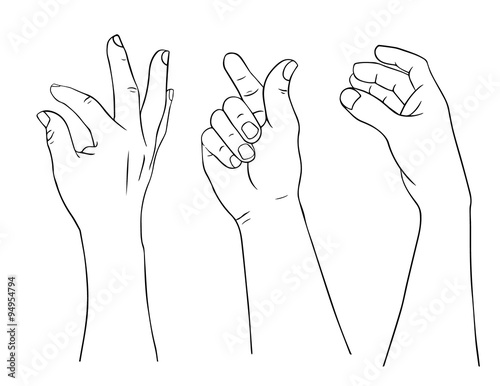 isolated hand