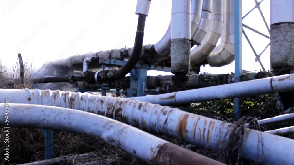 Smoke From Broken Thermal Pipes Energy waste Smoke From Broken Thermal Pipes Energy waste