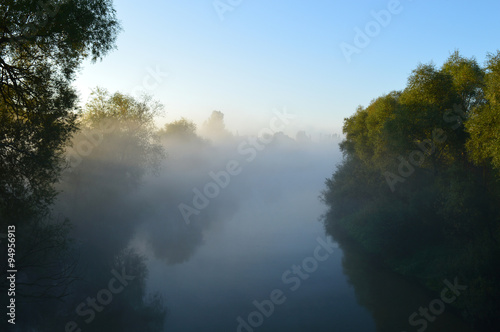 River in the fog © chystmaks