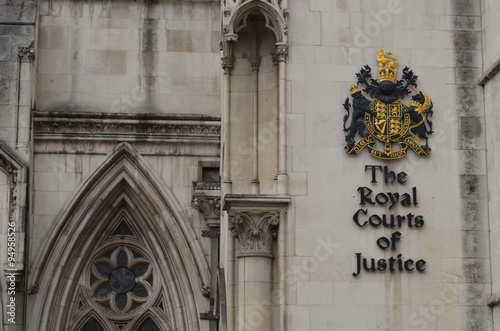 The Royal Court's of justice, London