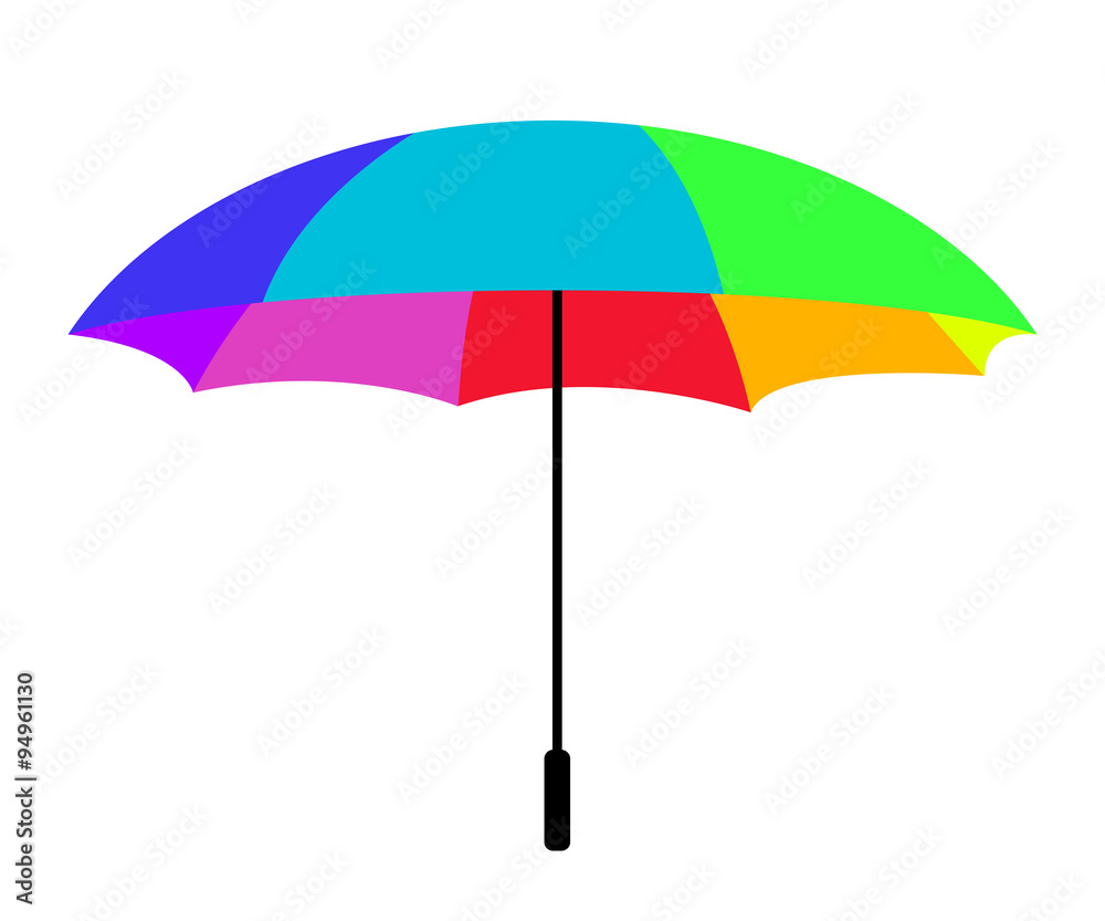 parapluie multicolor Stock Vector | Adobe Stock