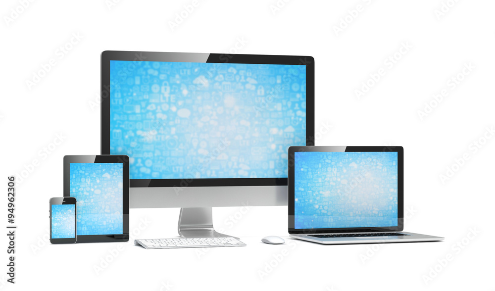 Ultimate web design, laptop, smartphone, tablet, computer, display Ultimate web design, laptop, smartphone, tablet, computer, display