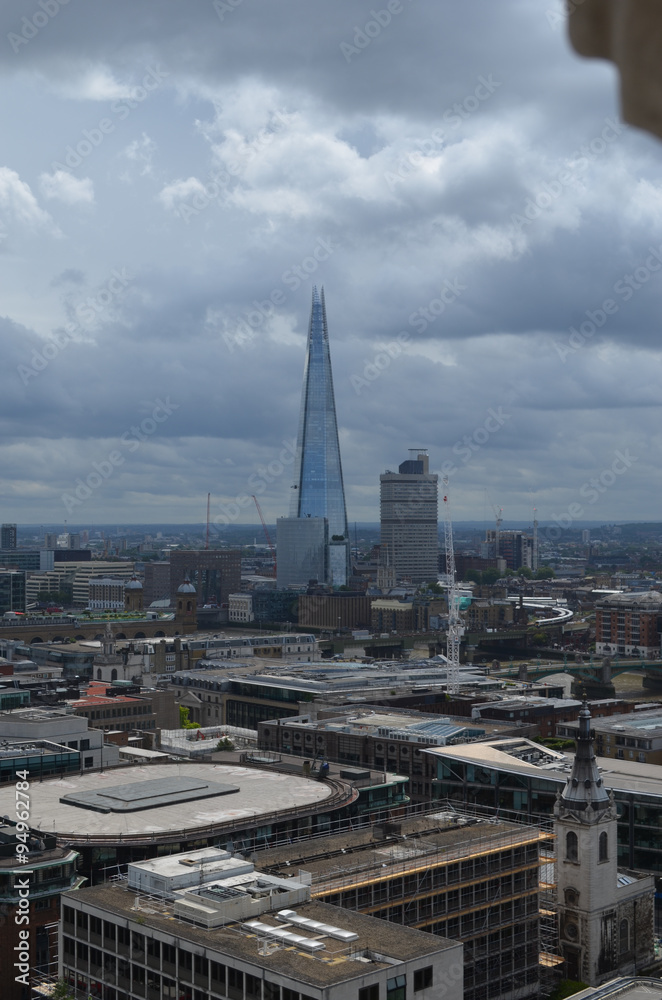 View over London city from Saint Paul's cathedral View over London city from Saint Paul's cathedral