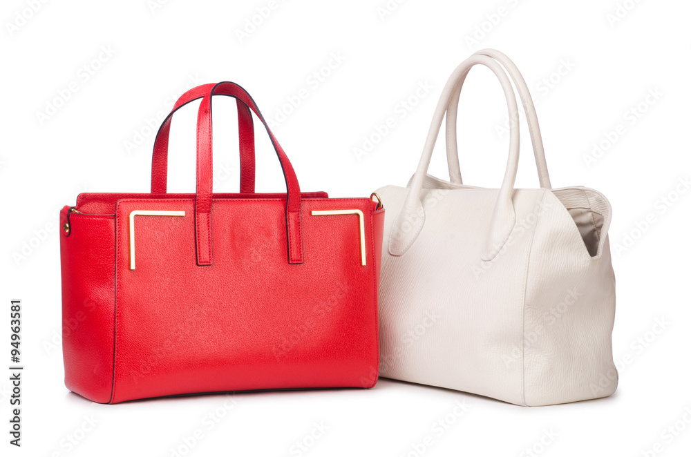 Woman bag isolated on the white