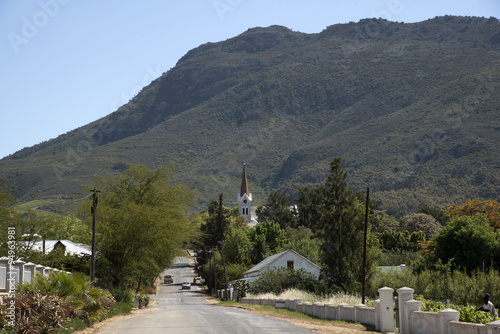 Riebeek Kasteel one of the oldest towns in South Africa photo