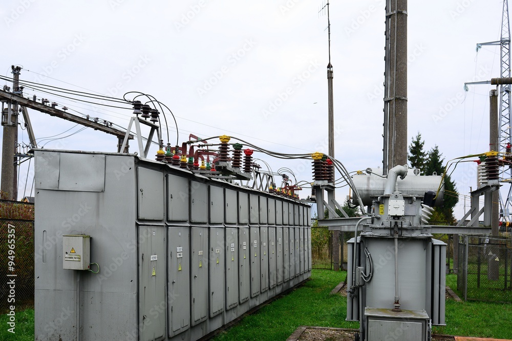 Electric energy distribution equipment in Anyksciai district