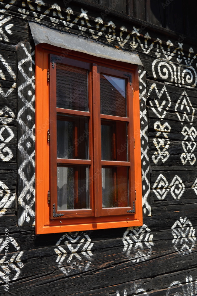 Fototapeta premium Old wood house in Slovakia