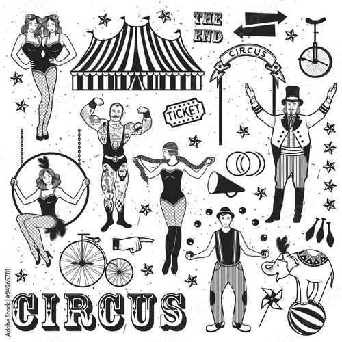 Pattern of the circus.