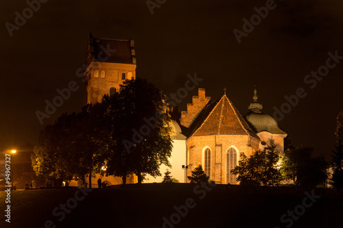 Kirche der Heimsuchung Jungfrau Maria bei Nacht - Warschau