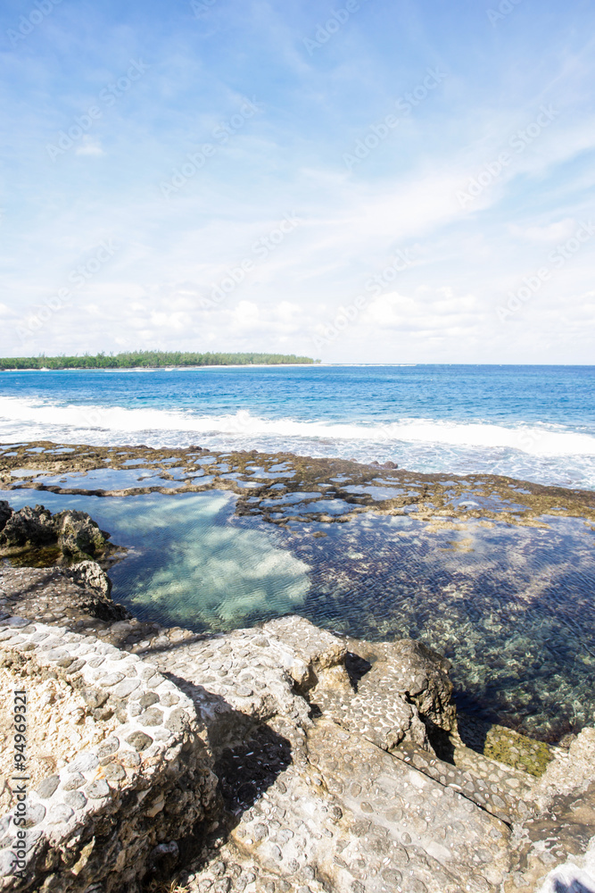 Seaside during a low tide