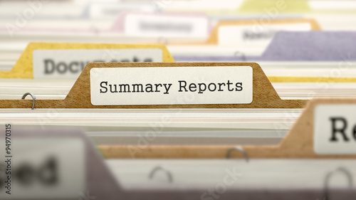 Wallpaper Mural Folder in Catalog Marked as Summary Reports. Torontodigital.ca