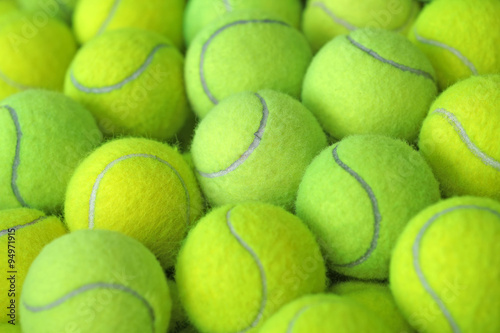 Fotografie tennis ball as sport background