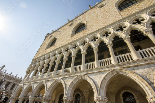 The Doge Palace - Venice Italy / Detail of the Doge Palace (Palazzo Ducale) in St. Mark Square, Venice © GuerraGPhoto