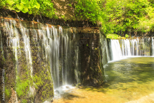 Fototapeta Naklejka Na Ścianę i Meble -  Karuizawa Shiraito Waterfall, Nagano, Japan