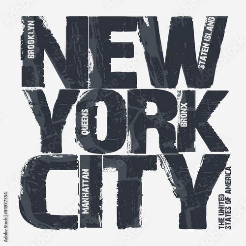 New York City Typography design