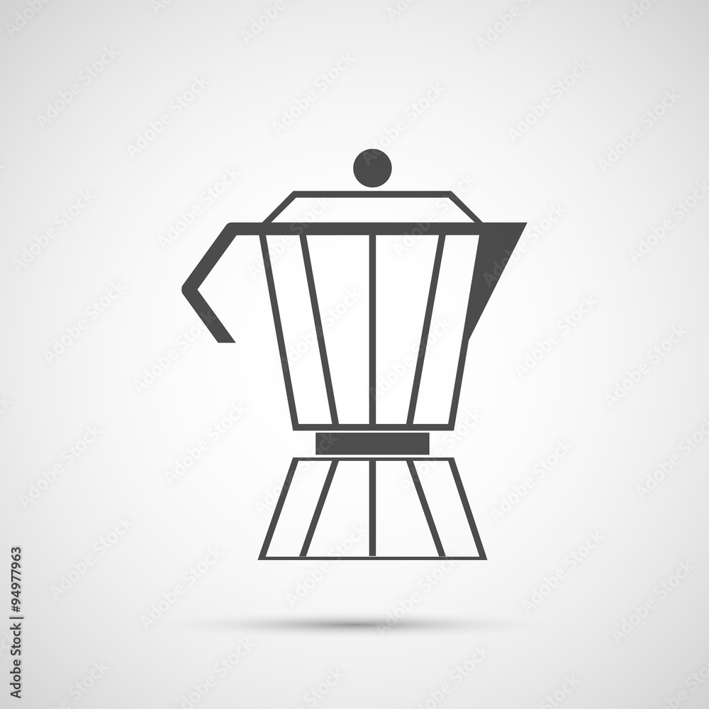 Coffee vector design. coffeepot icon