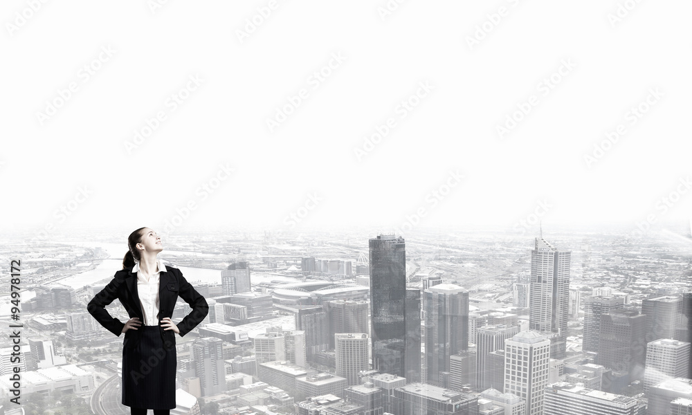 Lady boss. Concept image Lady boss. Concept image