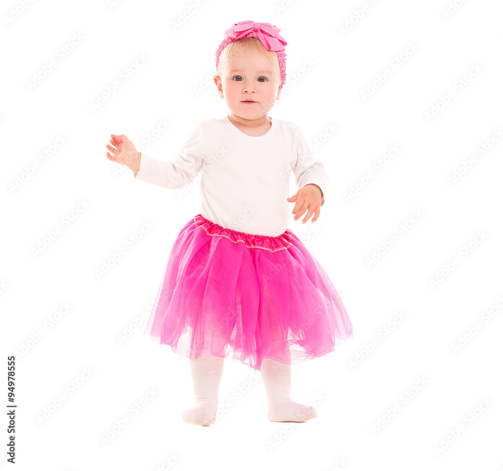 toddler baby girl in pink tutu skirt toddler baby girl in pink tutu skirt