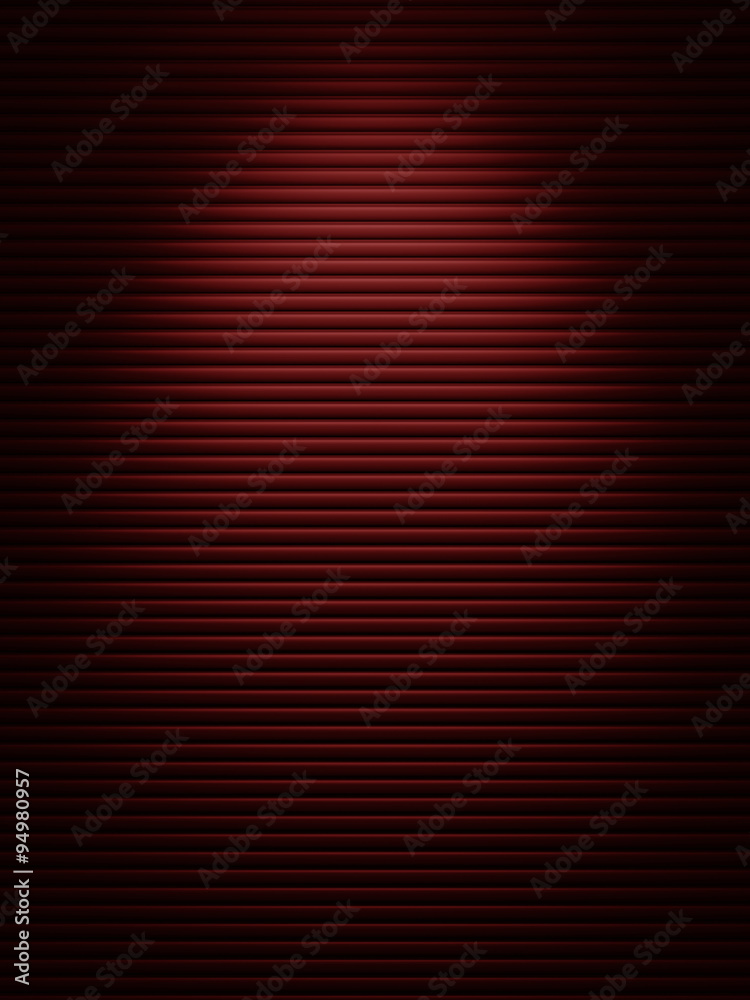 Dark Red Striped Wall with Spotlight vertical background Stock