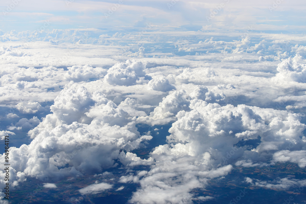 Aerial View Of Clouds Aerial View Of Clouds