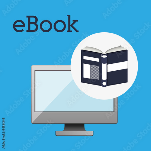 online bookstore , vector illustration