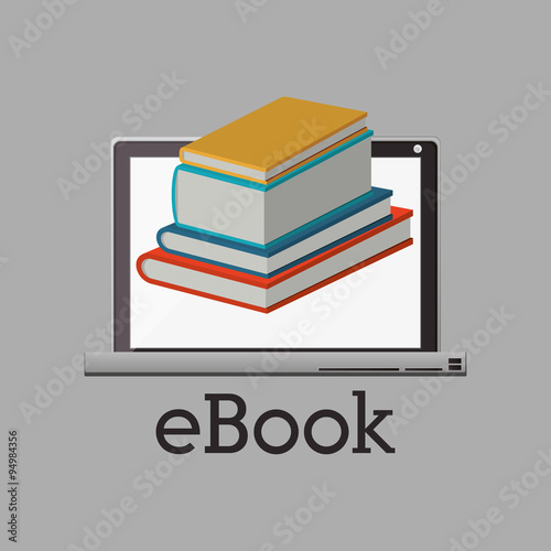 online bookstore , vector illustration