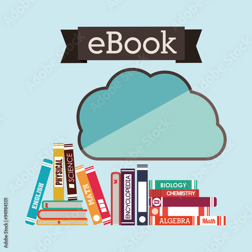 online bookstore , vector illustration