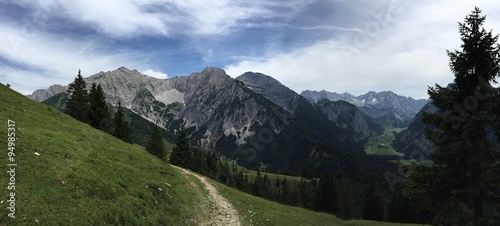 Bergpanorama im Karwendel