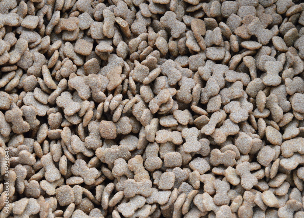 dog food grain and texture
