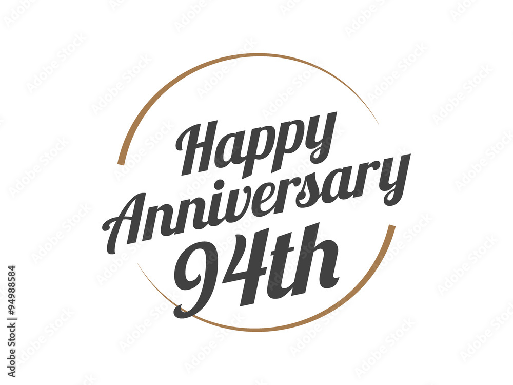 94 Happy Anniversary Logo
