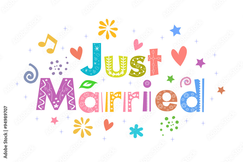 Just Married Message