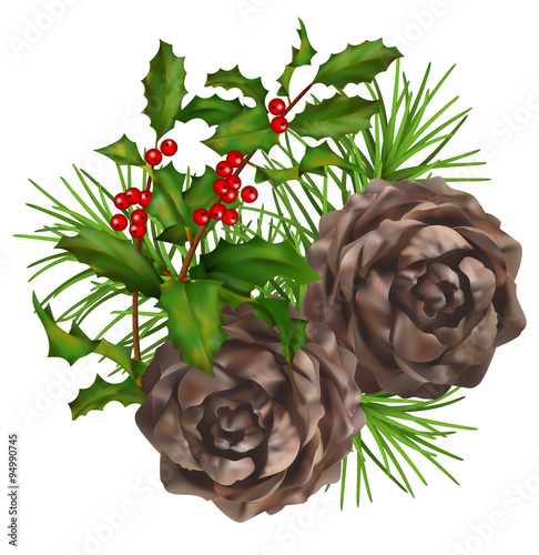 Christmas vector composition