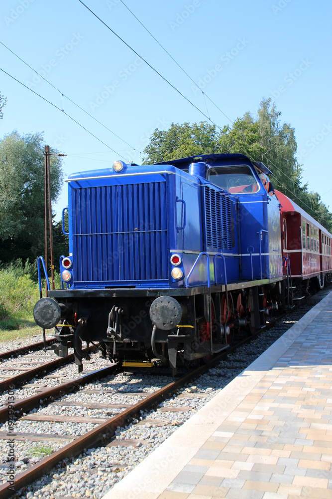 Fototapeta premium Alte Diesellokomotive