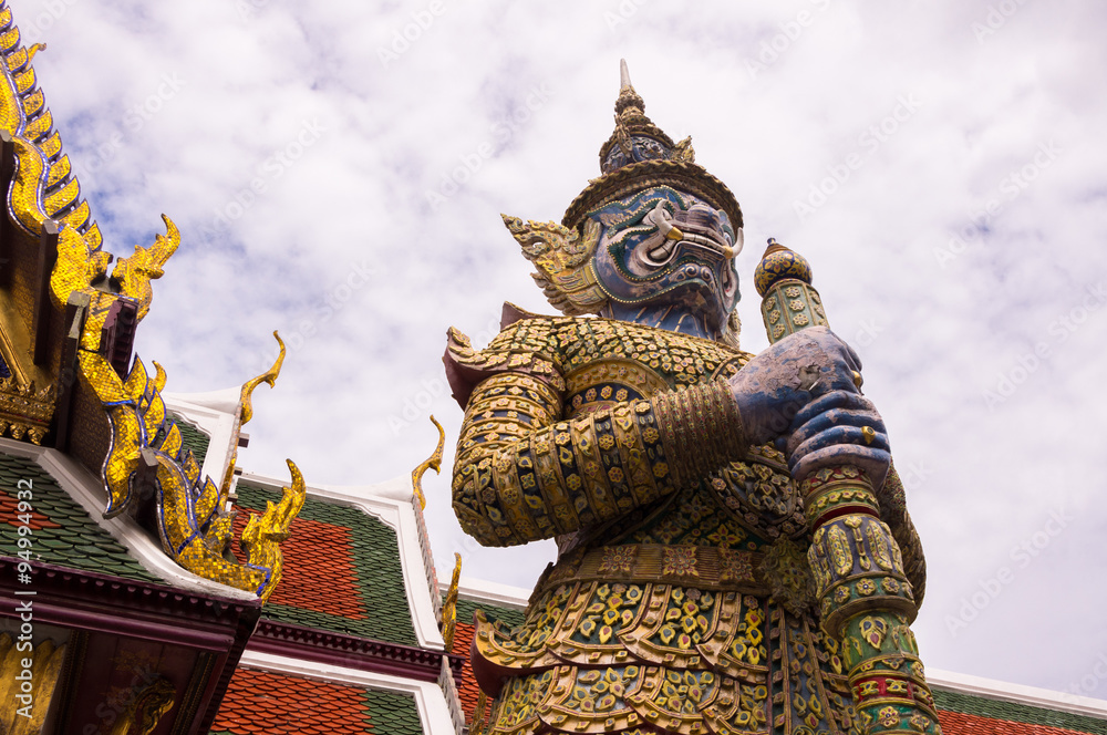 Thai temple,Buddha statue