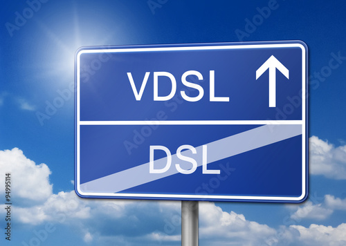 VDSL DSL Schild photo