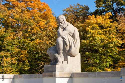 A sculpture in Lazienki park, Warsaw