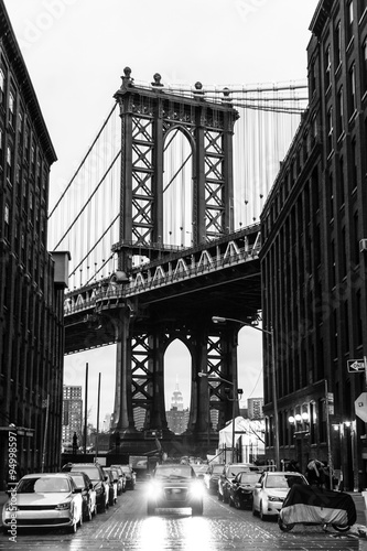 Manhattan Bridge, New York City, USA.