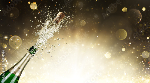 Champagne Explosion - Celebration New Year
