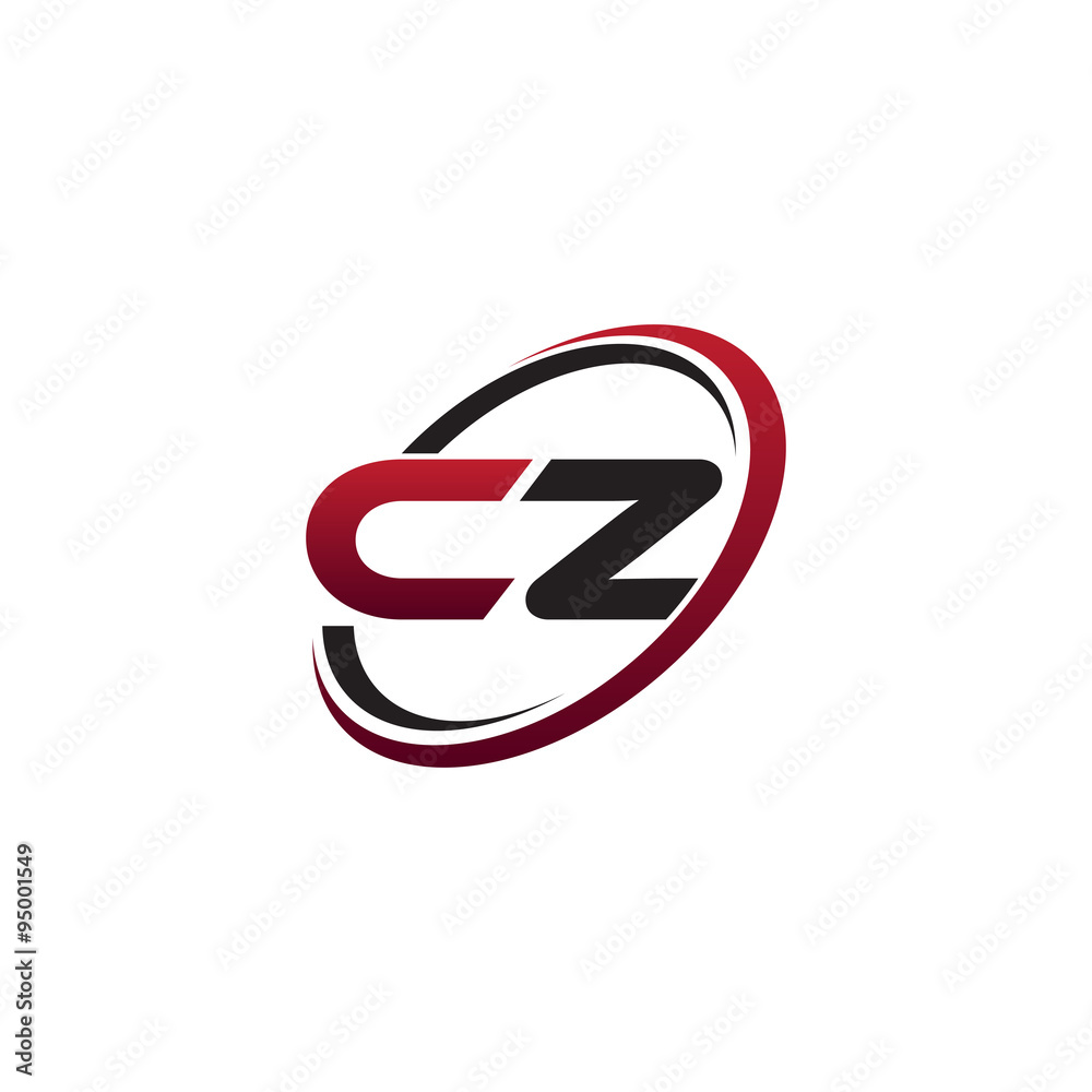 Modern Initial Logo Circle CZ Modern Initial Logo Circle CZ