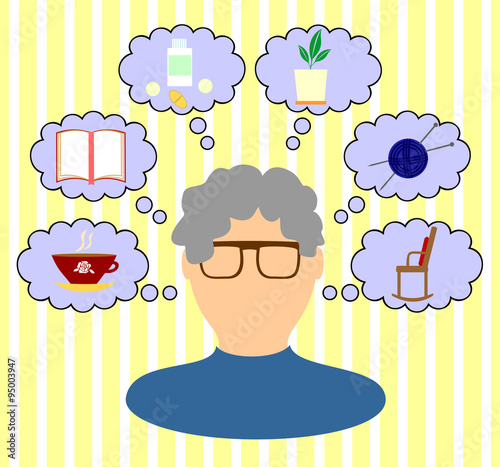 thoughts old woman