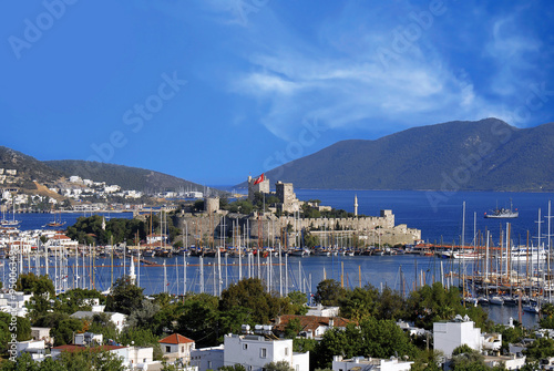 View from famous tourism city Bodrum Turkey © COSPV
