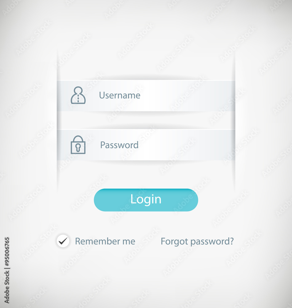 Light Login Form Light Login Form