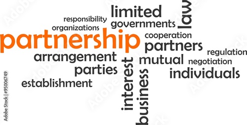 word cloud - partnership