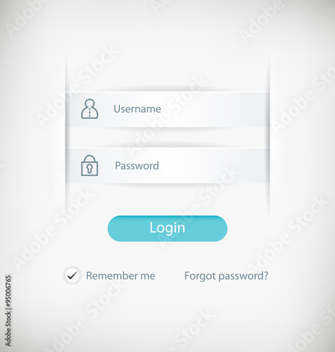 Light Login Form