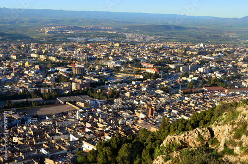 Panorama miasta Tlemcen w Algierii