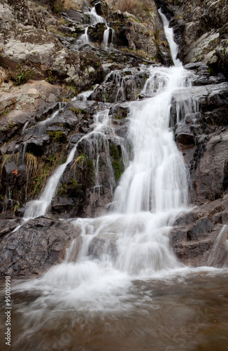Fototapeta Naklejka Na Ścianę i Meble -  Beautiful waterfall falling