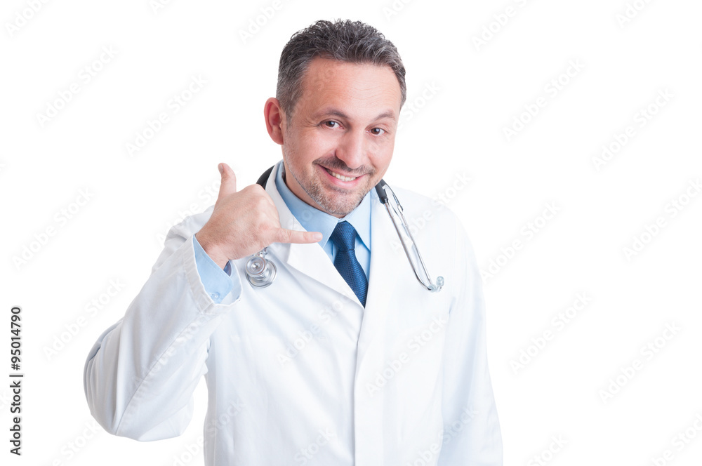 Hospital or clinic contact, support or phone assistance concept Hospital or clinic contact, support or phone assistance concept