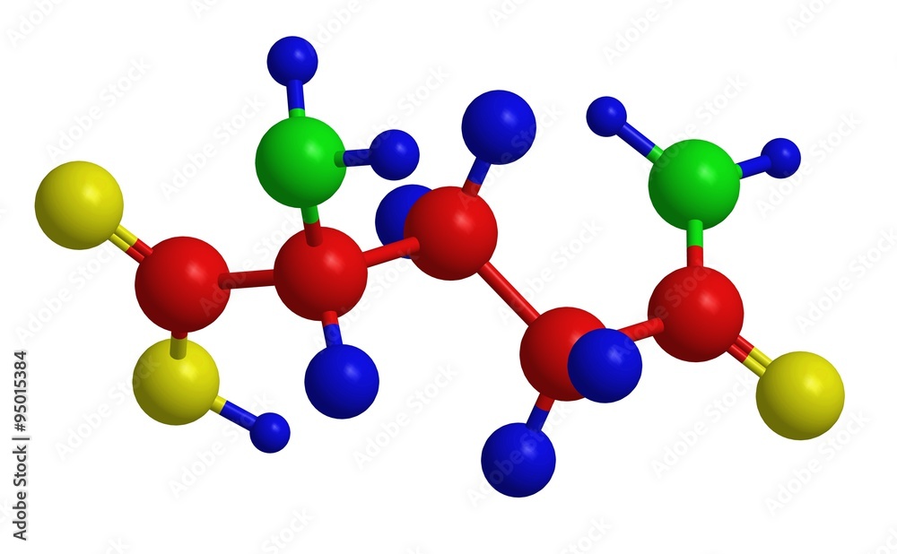 Molecular structure of glutamine Molecular structure of glutamine